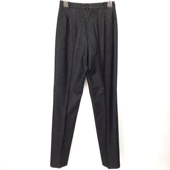 Vintage Giorgio's of Palm Beach Charcoal Wool Blend Career Dress Pants Womens 6 - Picture 2 of 14